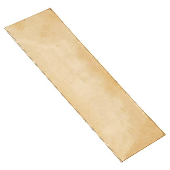 Brass Sheet 2x6 Inch 2mm Thick Rectangle Raw Brass Sheet Material