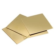 Brass Sheet DIY Metal Plate 0.5/0.8/1/1.2/1.5/2/2.5/3/4/5mm Thick Various Sizes