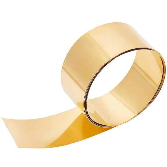 Brass Sheet Roll 1000x50x0.2mm Brass Film Brass Strip Thin Brass Foil Roll Sheet Thin Metal Foil Plate