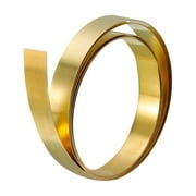 Brass Sheet Roll, Metal Foil Plate 1000mm x 15mm x 0.5mm, 1 Pack