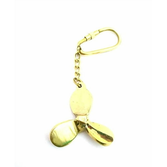 Brass Ships Propeller Keychain