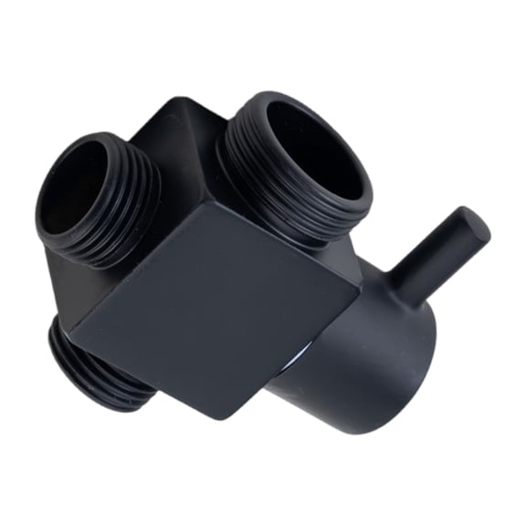 Brass Shower Diverter Adapter with Quick Switches Double Outlet Strong Showers Diverter for Bathroom Faucet Replacement