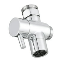 【Brass Sink Diverter Valve】3-Way Faucet Splitter for Bathroom & Kitchen - 22mm (M22/M24 Adapter Included)