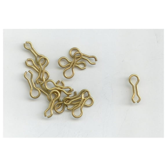 Brass Sinker Wire Eye - 500 Pack for Do-It Molds - Fishing Sinkers - Lead Weight Accessories - Tackle Making Supplies - Wire Loop Connectors #1