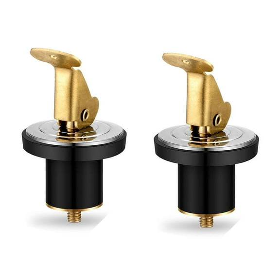 Brass Snap Lock Baitwell Plugs - 3/4"Sold per Pack of 2