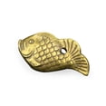 thumbnail image 1 of Brass Solid Fish Pendant Figurine Small Statue Home Ornament Collectibles, 1 of 5