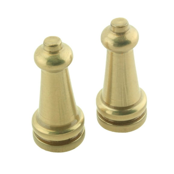 Brass Stair Carpet Rod Ball Finial Towel Tip Pair | Renovator's Supply