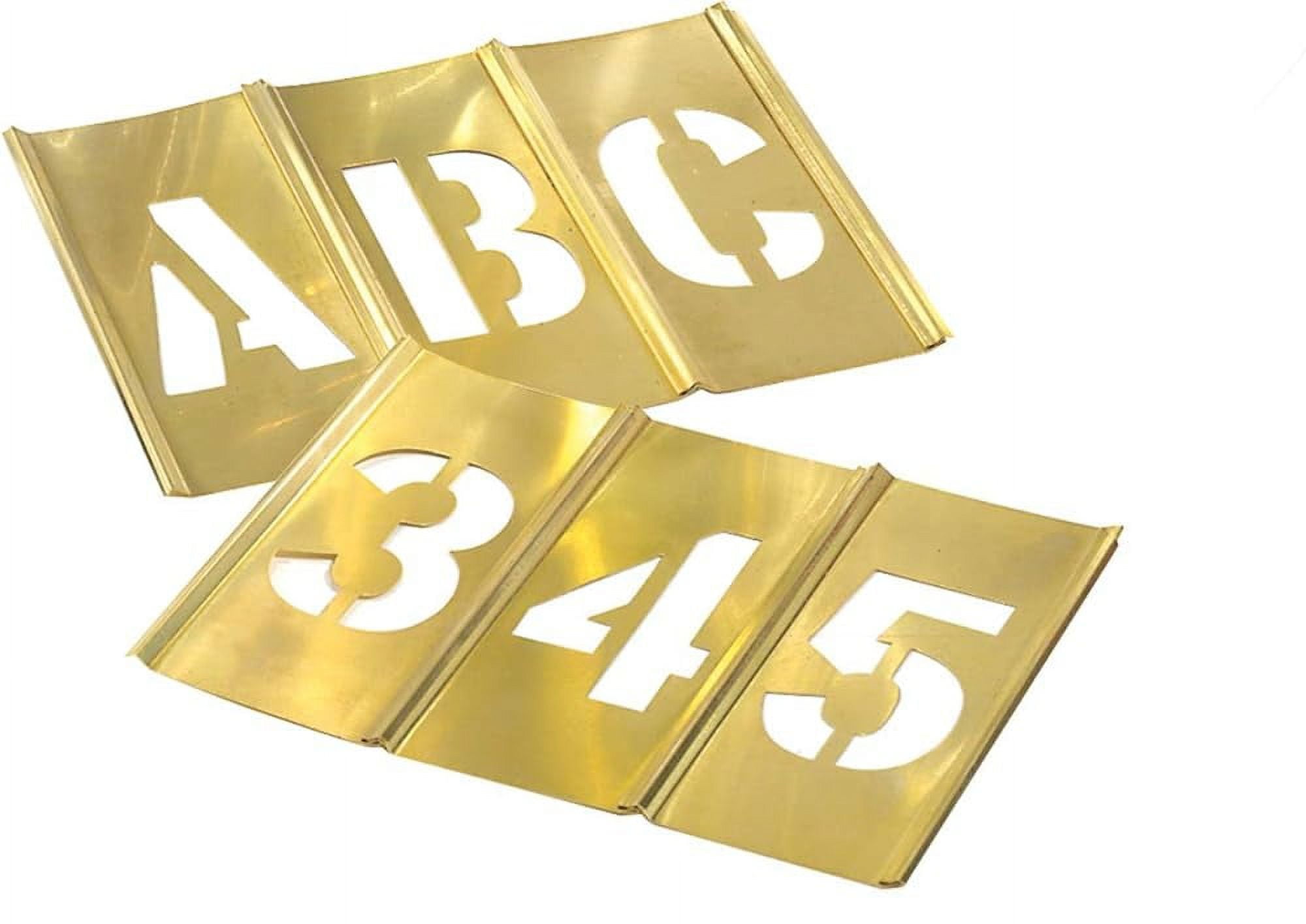 Brass Stencil Letter & Number Sets (STBLN1)