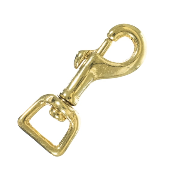 Brass Swivel Snap Hooks - 1/4", 3/8", 1/2", 3/4" Sizes - Multiple Pack Sizes