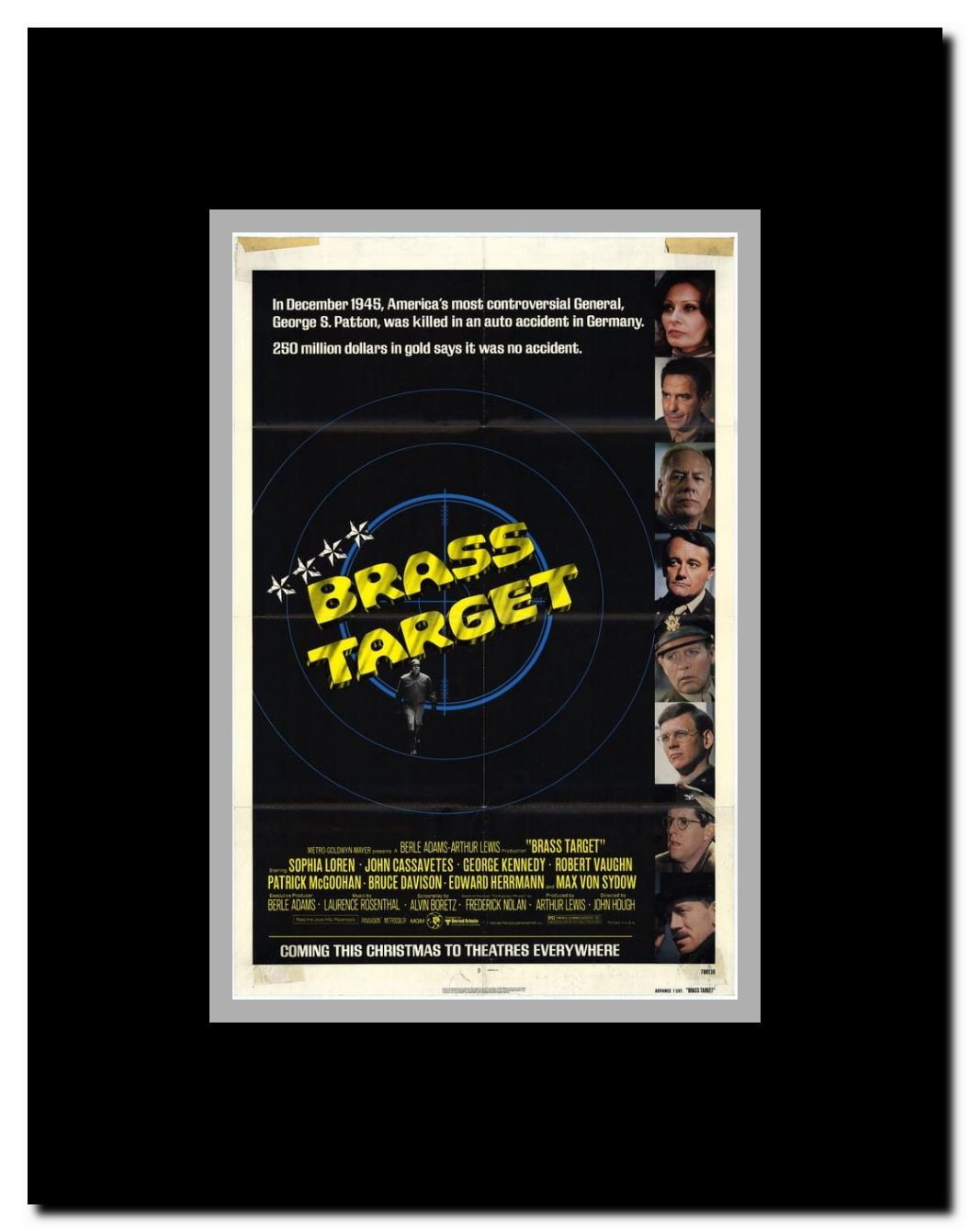 Brass Target Framed Movie Poster