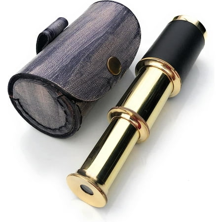 Brass Telescope Handheld Pirate Navigation 6''