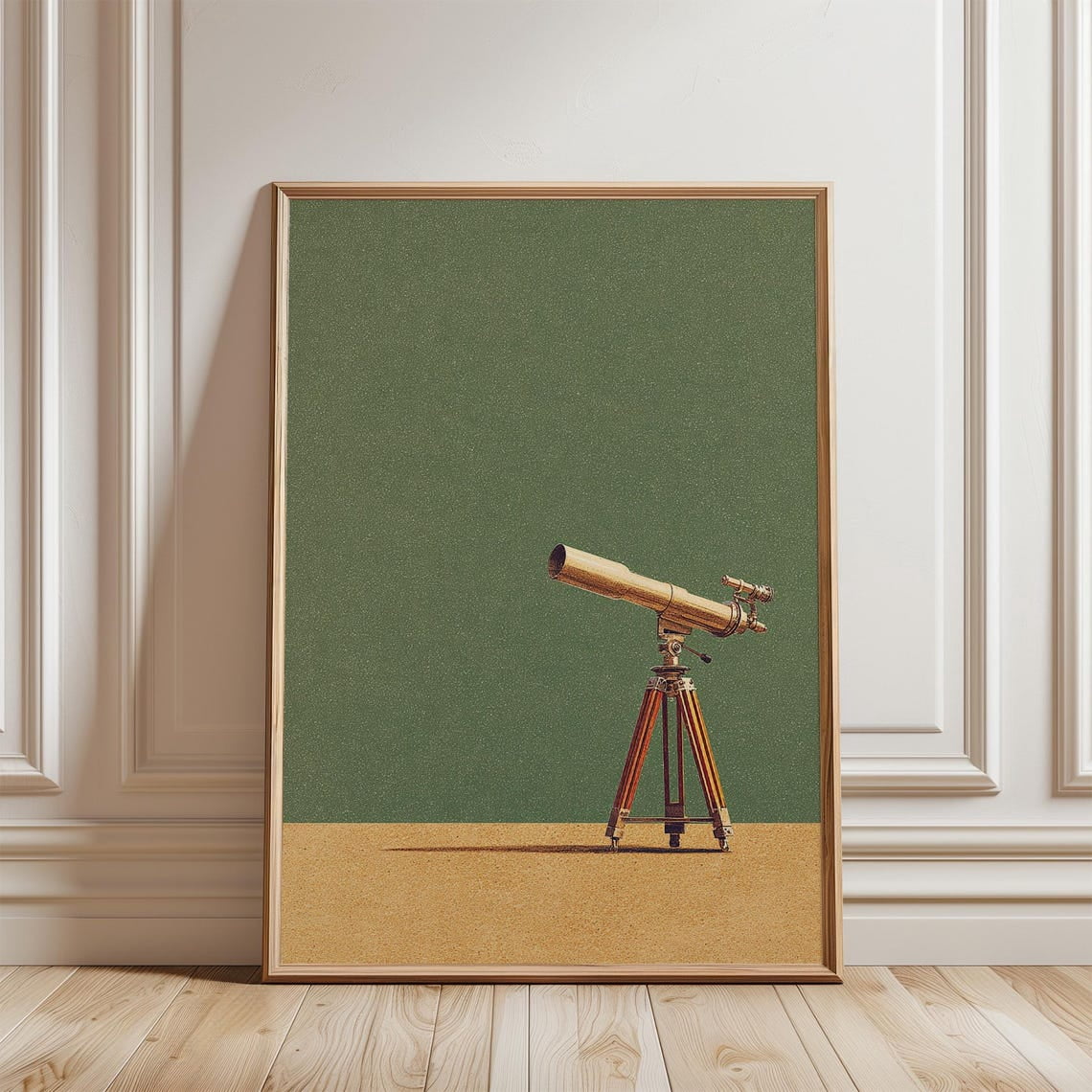 Atronomer Instruments Brass Telescope Vintage Astronomy Antique Scientific Instrument Poster ...