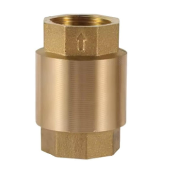 Brass Thread Inline Spring Check Valves Female Thread Single Way Valves