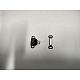 Brass Toggle Clasps Gunmetal Bar: 18.5mm Toggle: 16.5x13mm Mixed Color