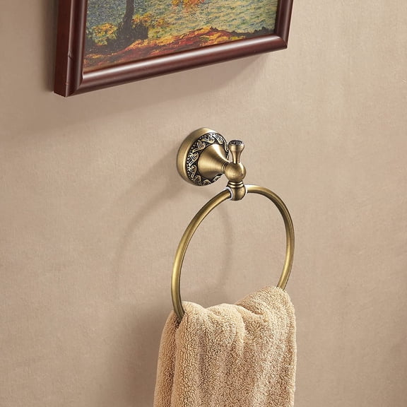 Brass Toilet Paper Holder with 180 Rotation and Adjustable Double Rod for Bathroom