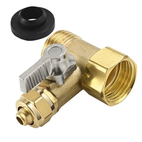 Brass Triple Port Water Valves with Seamless Connection 3/4inch Thread for Flows Adjustment In Plumbing Systems