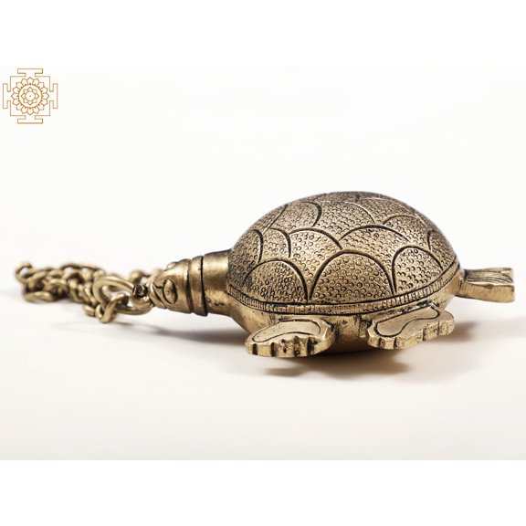 Brass Turtle Etra (Perfume) Bottle with Inner Lid and Screw Cap | Handmade