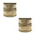 Brass Twoway Internal Thread Connector Garden Hose Adapter 3/4 Brass