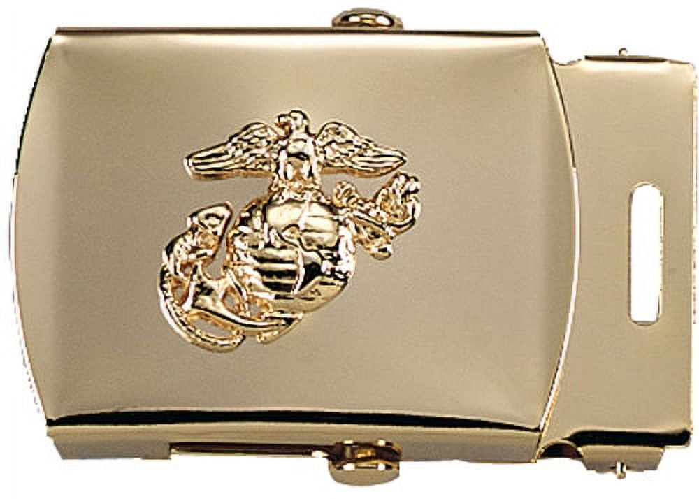 Brass USMC Emblem  Belt Buckle