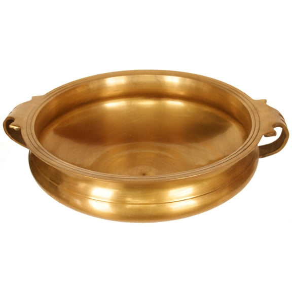 Brass Urli Bowl-like Vessel Design - Brass Statue
