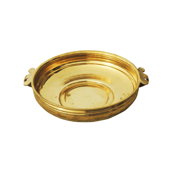 Brass Urli For Home Puja Decor 4.14Kg, Brass Urli Pot, Urli Bowl, Decoration Bowl, Hammered Urli for Home, Hotel/Office Decoration & Gift