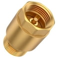 thumbnail image 1 of Brass Vertical Check Valve Sealed Protection Brass Check Valve One Way Thickened Backflow Preventer Rustproof for Washing Machine, 1 of 11
