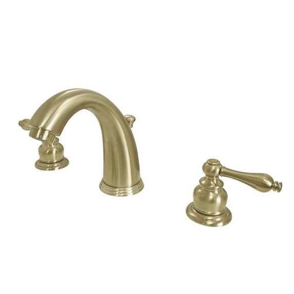 Brass Victorian 2-Handle 8 in. Widespread Bathroom Faucet Brushed Brass
