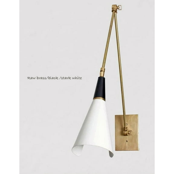 Brass Wall Lamp Handmade Vintage SCICCOSO Brass Wall Lamp , Handcrafted Wall Lamp Light Magari Kitchen Bedside Bathroom Reading