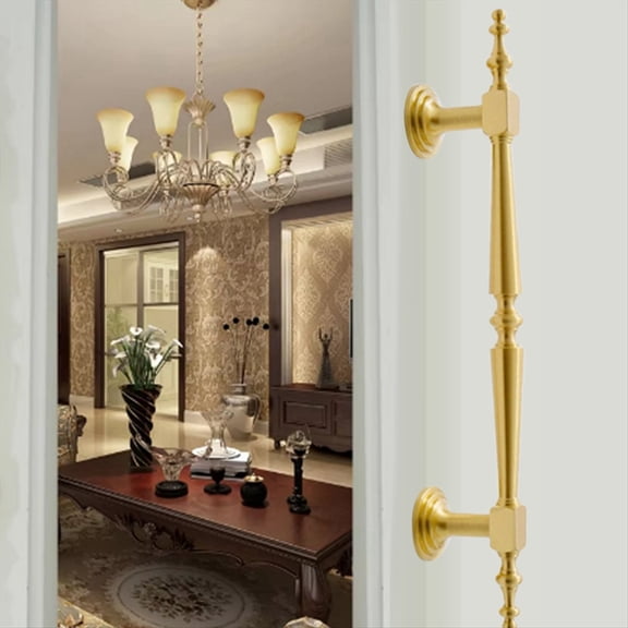 Brass Wardrobe Door Handle Cabinet Drawer Handle Knobs Hardware Design