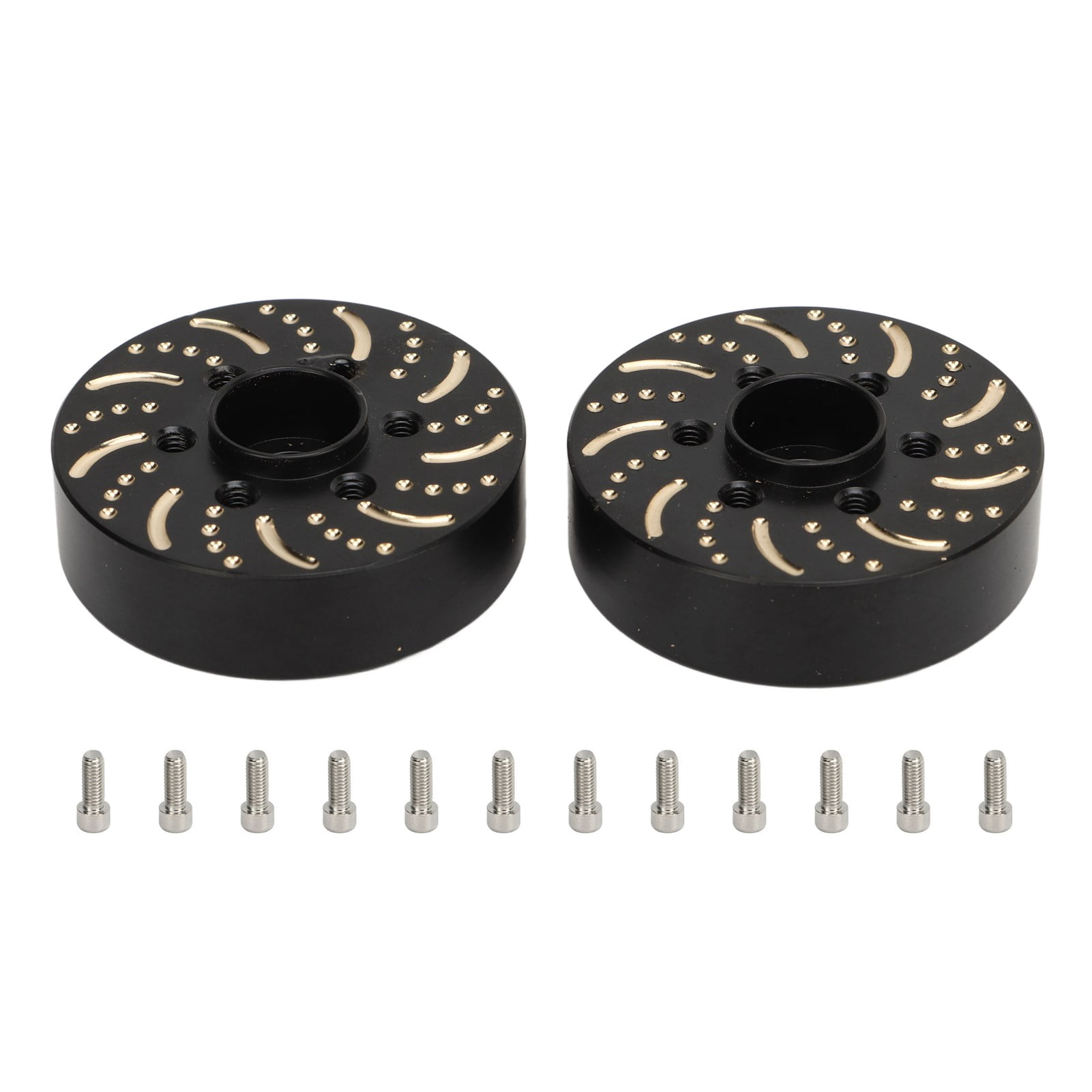 Cyberwheelz Adjustable Weight 1.3" Beadlock Wheel Rims For 1/24 1/18 RC Crawler