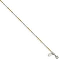 thumbnail image 1 of Brass/White White & Yellow Rhodium Over Brass 1.5mm Ball Chain (18 X 1.5) Made In China srn206-18, 1 of 5