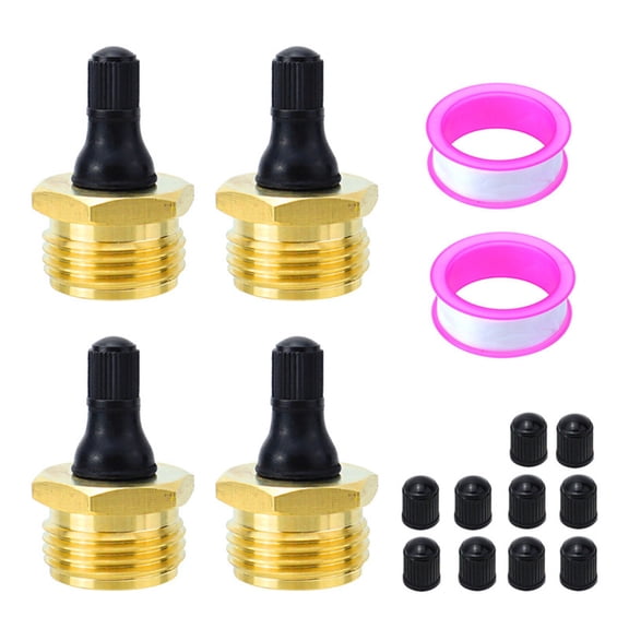 Brass Winterization Plug for Water Pipe Efficient Freeze Protections Tool Suitable for Sprinkler Systems and Hoses