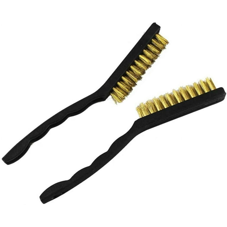 Brass Wire Brush and Bur Cleaning Brush Tool 2 per pack