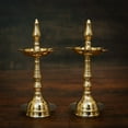 thumbnail image 1 of Brass World Brass Diya Samay Diya Pooja Oil Lamp Akhand Jot Diya Deepak for Diwali Gift Home Decor Light Lamp for Mandir, Office Temple and Shop, 1 of 4