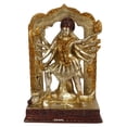 thumbnail image 1 of Brass World Brass Kali Maa Murti | Goddess Maha Kali | Mahakali | Kalika Maa Brass Statue Sculpture Idol Murti Decor Size 11.5 Inches Cherry Gold Finish, 1 of 4