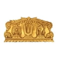 thumbnail image 1 of Brass World Brass Shankh Chakra Namah Wall Hanging Idol Showpiece Shri Tirupati Balaji Shankha Chakra Tilak namalu Door Hanging Padmanabha Swami, Lord Vishnu, Entrance Home Decor,, 1 of 4