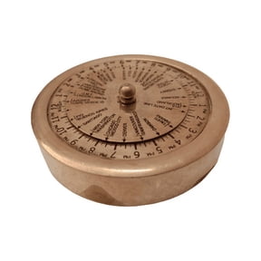 Brass World Timer - Pocket World Time - Little- Nautical / Maritime (2747)