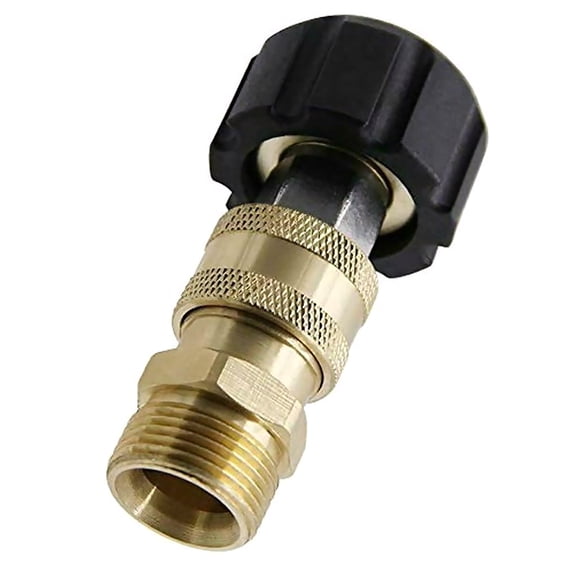 Brass and Stainless Steel Pressure Washer Hose Adapter Quick Release Socket 500 PSI Working Pressure