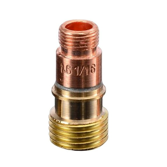 Brass collet body stub gas lens for PTA DB SR WP 17 18 26 connector