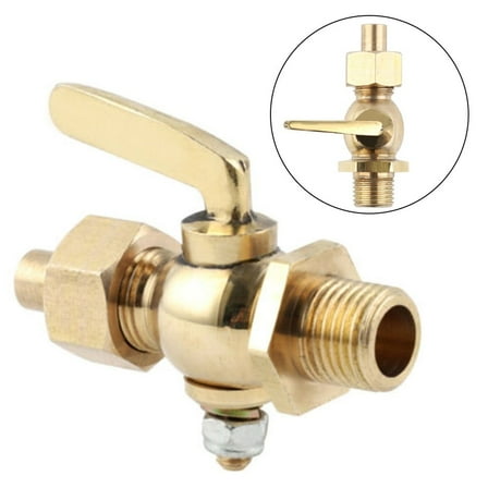 Brass petcock 1/8\"-1/4\" fuel tap Suitable for vintage motorcycles