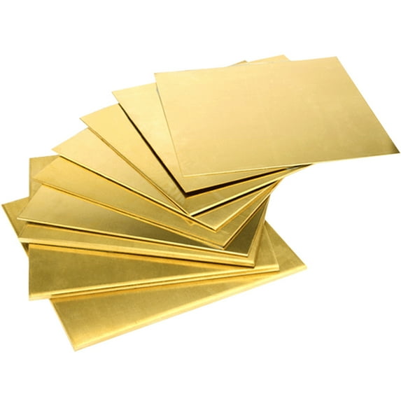 Brass plate H62 Size: 2.5x200x200mm