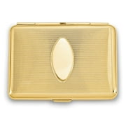 Brass-plated Elastic Holder Holds 14 king Cigarette/Card Case