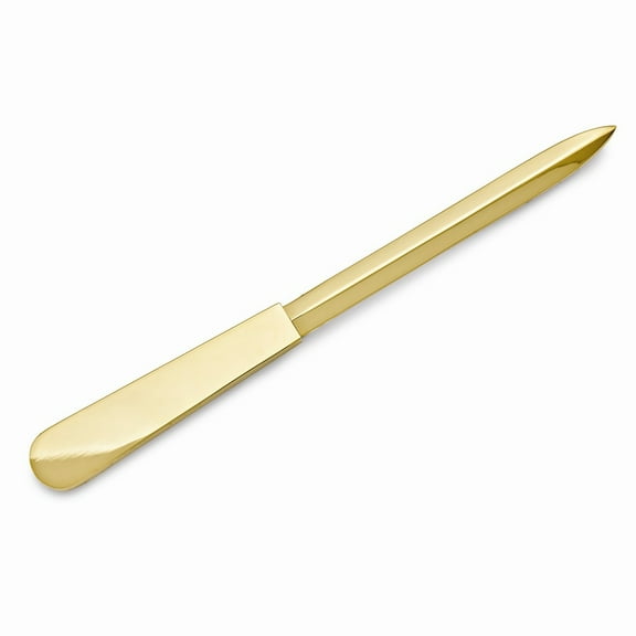 Vintage 6" Easyglide Letter Envelope Opener in Polished Classic Gold Finish
