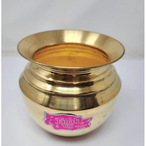 Brass pooja lota, kalash lota for festival puja, home temple