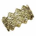 thumbnail image 1 of Brass-tone Tailored Stretch Bracelet - Measures 31.65mm Wide, 1 of 3