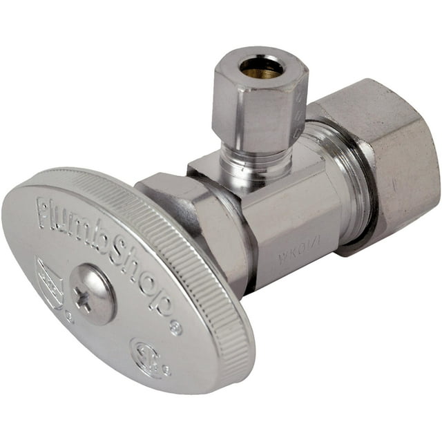 BrassCraft 1/2 in. Compression Inlet X 1/4 in. Compression Outlet Multi ...