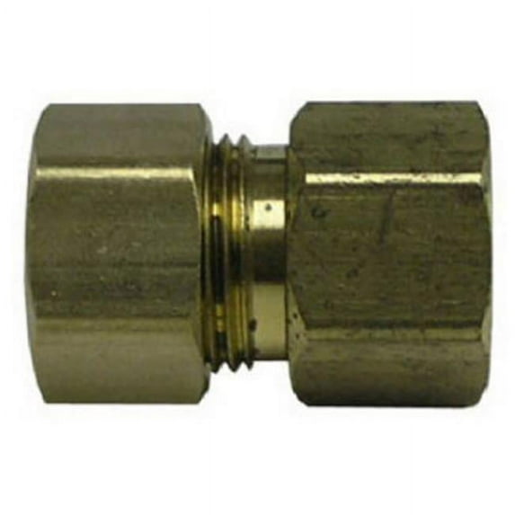 BrassCraft 462-6-6X P Flare Adapter, 3/8 Compression x 3/8 In. Fine Thread Female - Quantity 20