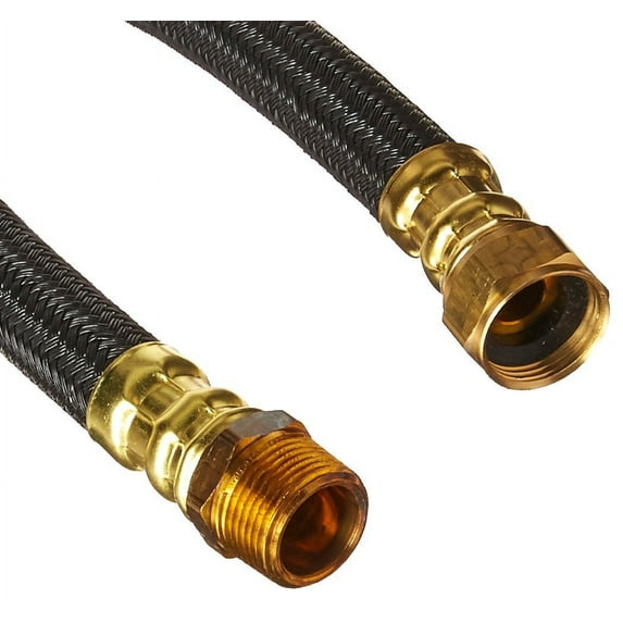 BrassCraft BWB20-18 3/4" MIP x 3/4" FIP x 18" Polymer Braided Water Heater Connector 0.57" I.D.