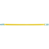 24-Inch Gas Appliance Connector - Stainless Steel Flexible Gas Line For Indoor/Outdoor Use