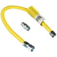 thumbnail image 1 of BRASS CRAFT CSSD54-24 1/2" MIP/FIP x 24" ProCoat Stainless Steel Straight Gas Connector with Fittings, 1/2" x 24" L, 1 of 2